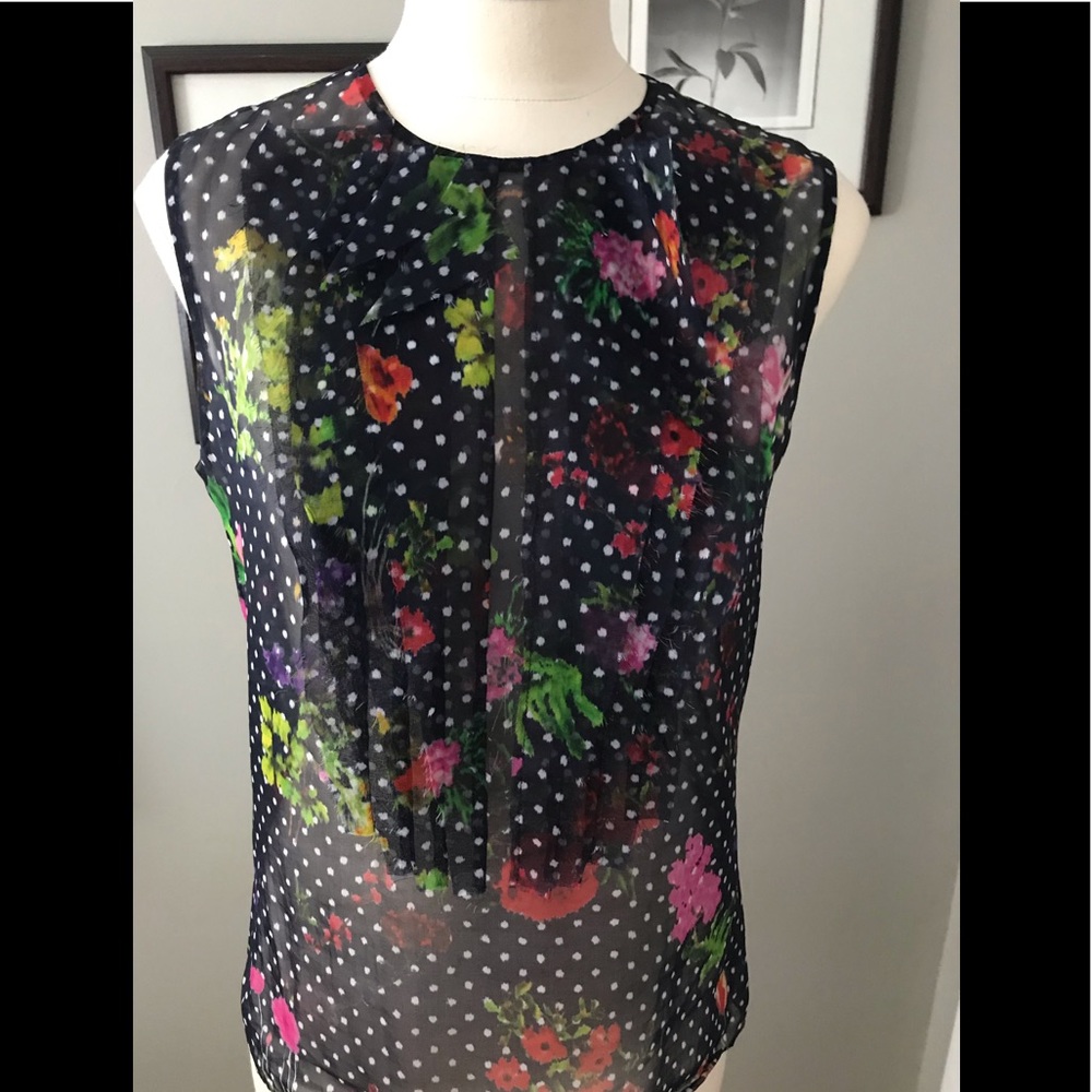 OSCAR DE LA RENTA- Silk Blouse